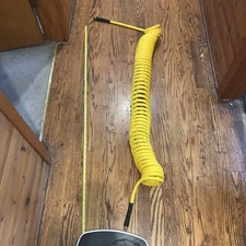 COIL HOSE PNEUMATICS  3/8 id coil hose 95Q14J2 MADE IN USA