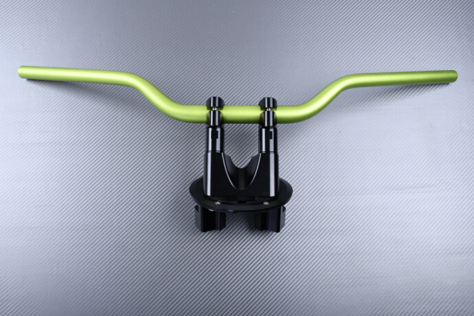 Riser de guidon alu CNC vert noir pour YAMAHA TMAX 560