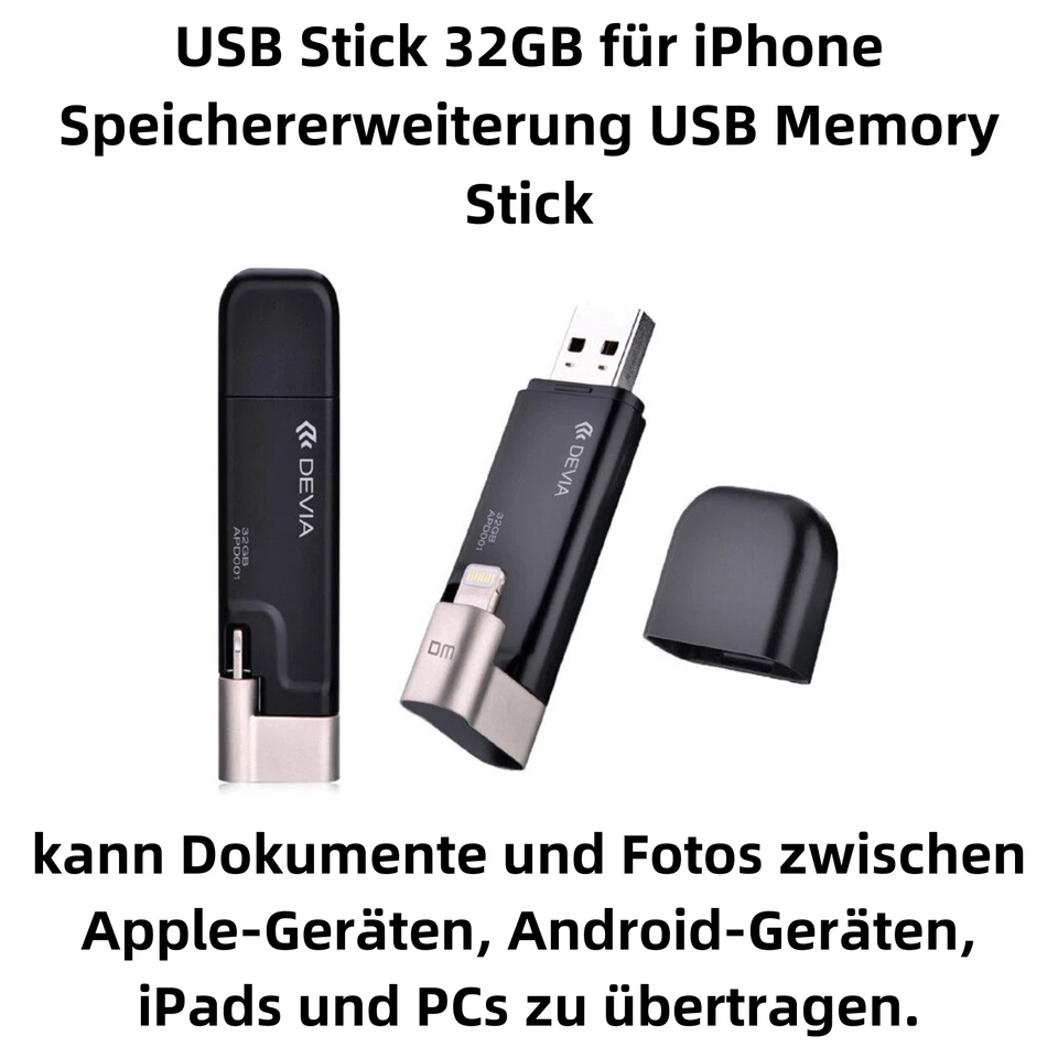 P73C USB Stick 32GB Hamdy Espansione Di Memoria Memory Stick USB Memoria OTG - Immagine 2 di 4