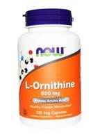 Now Foods L-Ornithine 500 Mg 120 Vege Capsules