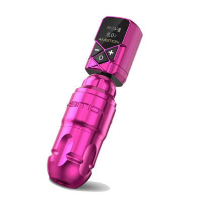 Wireless Rotary Tattoo Machine Pen Straight Rod Direct Drive RCA Battery 2400mAh