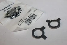 Two OEM 77-87 Harley XL Sportster Pinion Gear Nut Lockwashers 7044A NEW