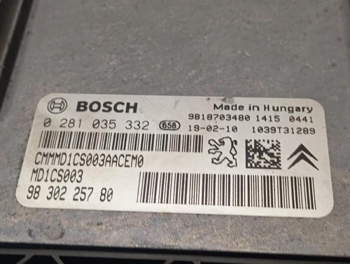 9830225780 Centralita Motor Uce para CITROEN C3 AIRCROSS Feel 2019 7014033 - Imagen 4 de 10