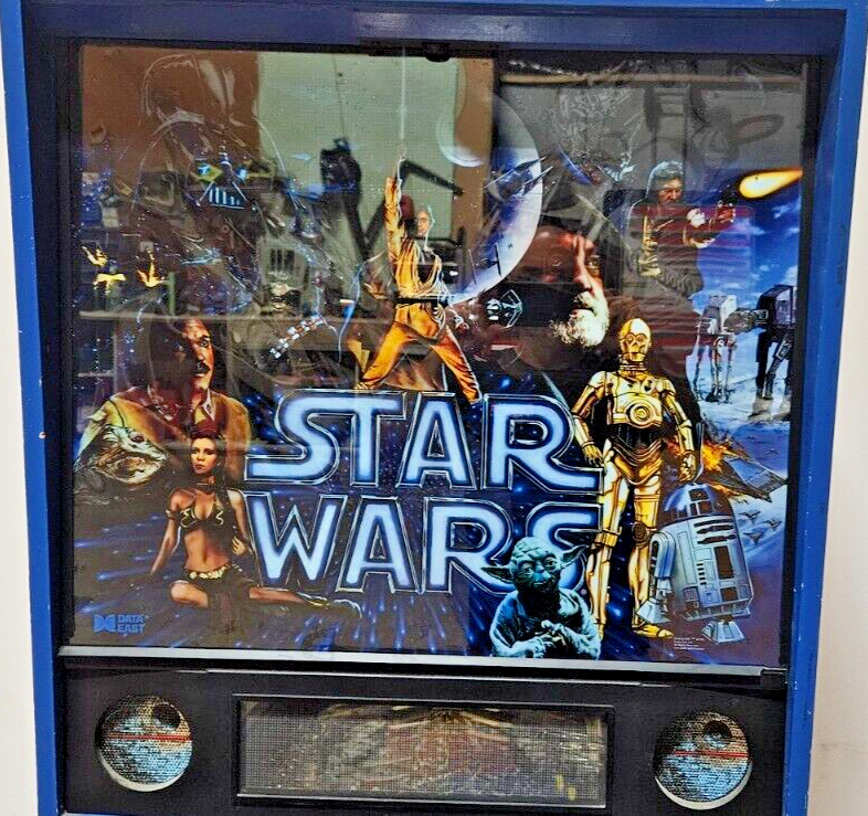 Data East Star Wars Pinball Machine Playfield Plastic