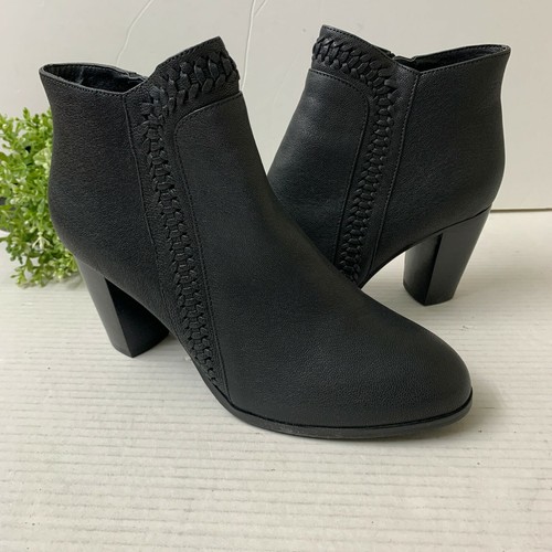 MIA Boho Braided Block Heel Ankle Boot 