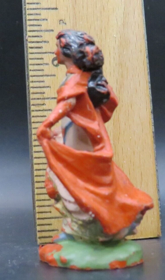VINTAGE Herald Toy Co Maid Marian Ver. 1 -INGLATERRA 2 1/8"-Robinhood Tale-TAL CUAL Foto 2 de 4
