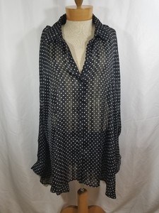 lane bryant polka dot shirt