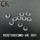 10Pcs RCGT0803MO-AK H01 R4 CNC Carbide Round Milling Insert,For SRDCN / EMR 4R