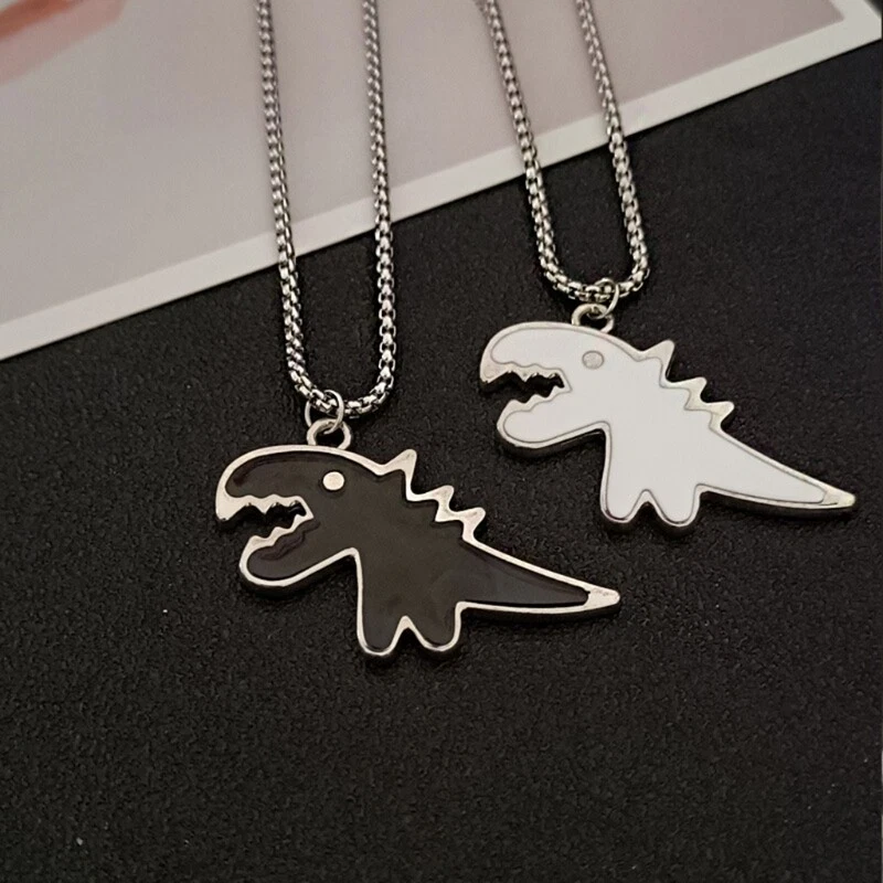 Matching on sale dinosaur necklace