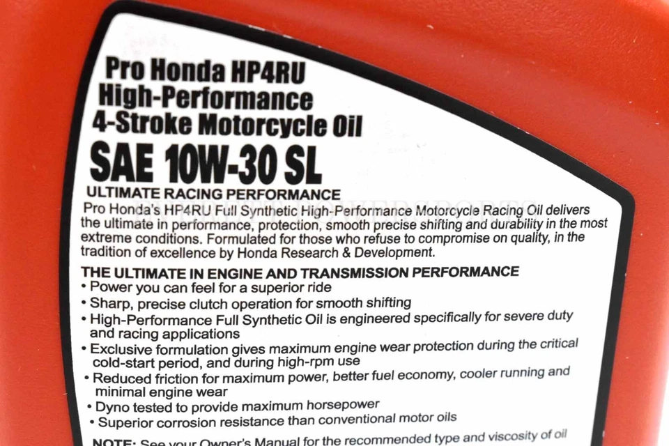 HP4RU Ester Full Synthetic Oil Change Kit PC800 ST1300 NT650 10w30 OEM #V218 C - Image 4 of 4