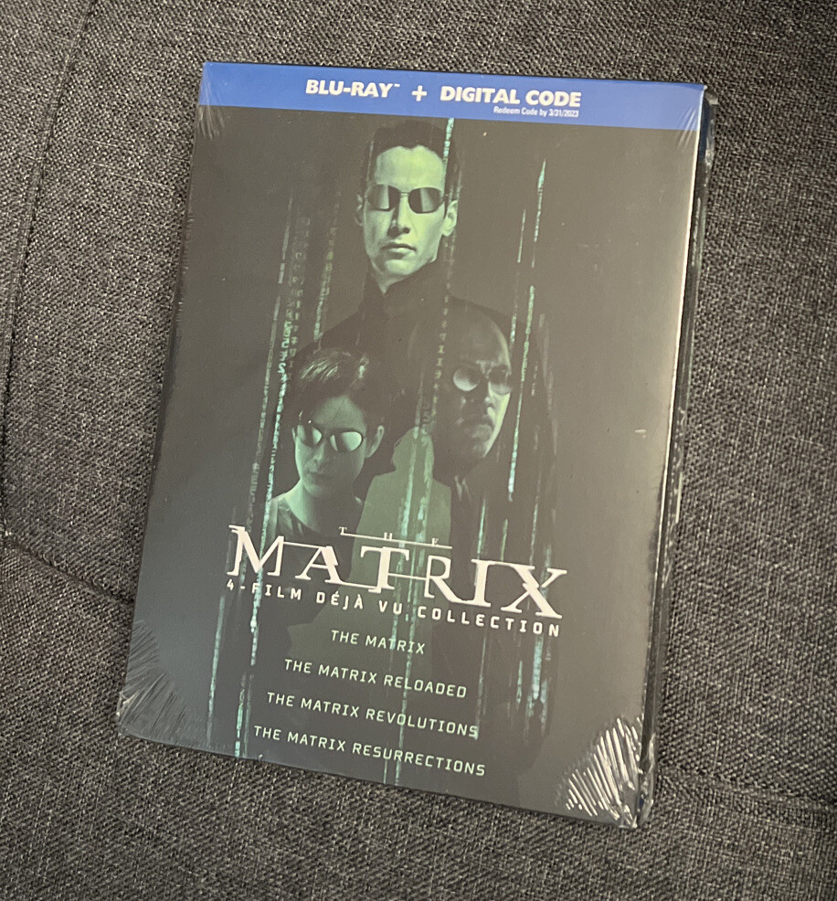 Matrix 4-Film Deja Vu Collection (4-Blu-ray + Digital Code) BRAND