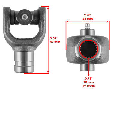 Front Drive Shaft Yoke W/U-Joint For Yamaha 2Hc-46107-00-00 2P5