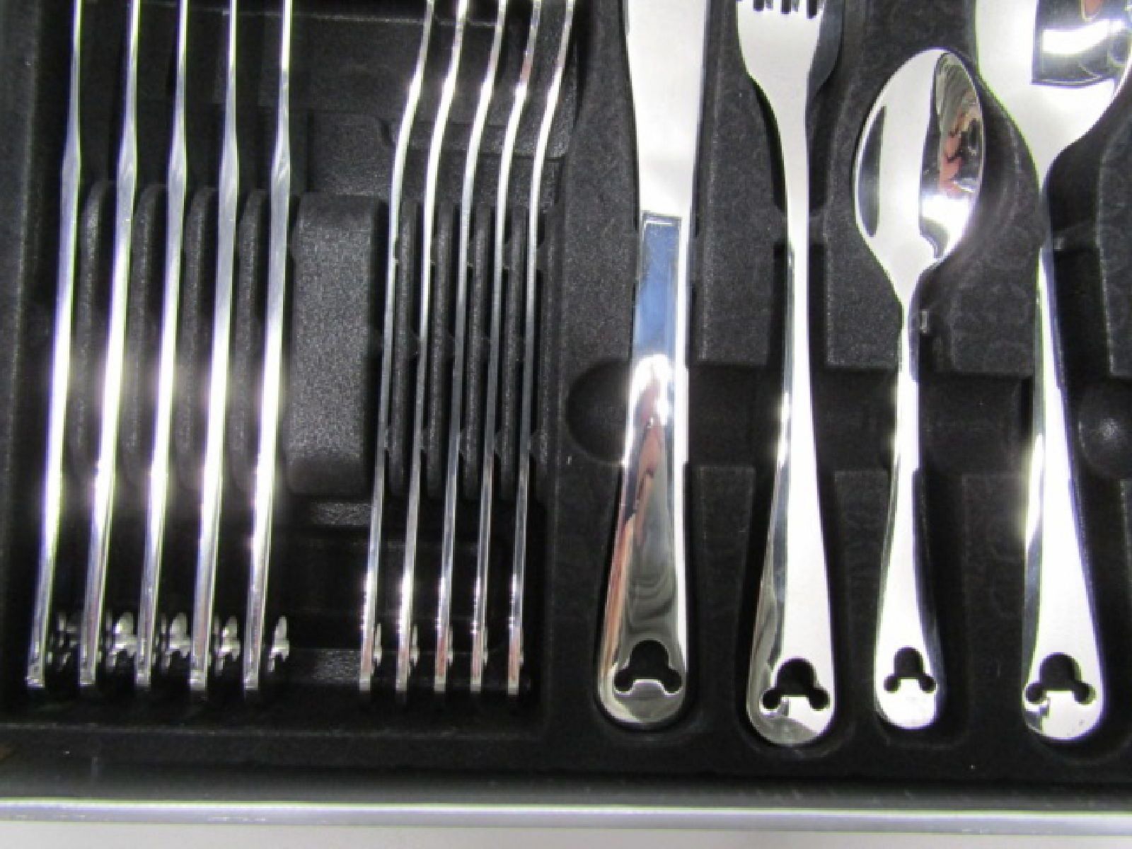 Disney Theme Park Mickey Icon 24 Piece Flatware Set eBay