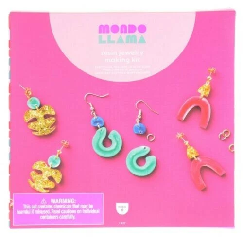 Mondo LLama Resin Jewelry Making Kit (Ages 8+)