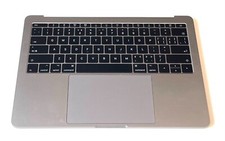 Apple MacBook Pro A1708 2017 OEM Palmrest w/ Keyboard Touchpad Gray Foreign KB.