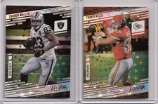 * TRAVIS KELCE + DARREN WALLER * 2021 PRESTIGE XTRA POINTS ASTRAL HOLO TE 