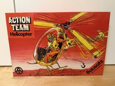 Action Team Helicopter SEALED GI Joe Group Geyper Man Polistil Schildkroet NEW