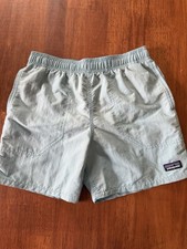 Patagonia Kids Baggies Shorts 5" Lined, Blue , Size Medium 10