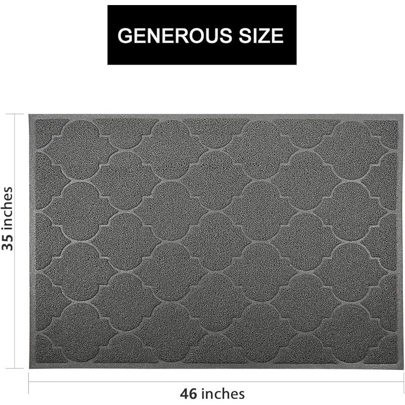 XL Cat Litter Mat Soft Durable Easy Clean Large Mess Control Pet Accessories New