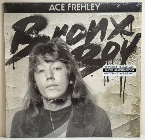 Ace Frehley Bronx Boy White & Black Marble 12" Vinyl Numbered Unplayed Mint KISS