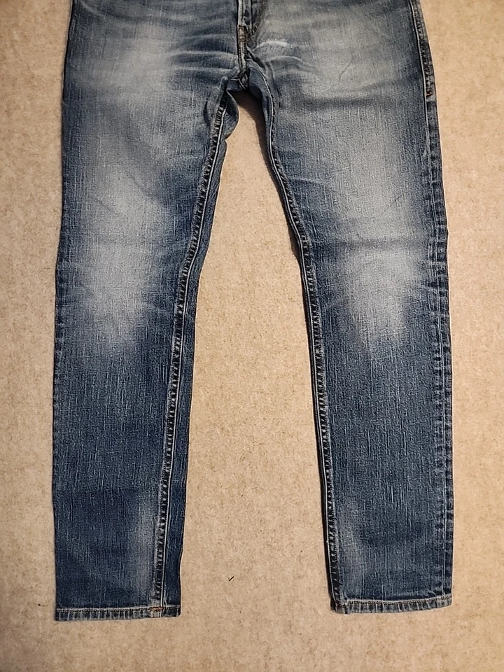 Diesel Thommer Slim Skinny 089AR distressed washed out repaired stretch 32x31 - Image 2 of 4