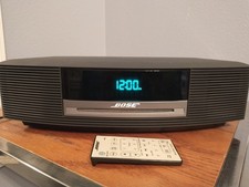 Bose Wave Music System AM/FM CD Player Clock Radio Remote AWRCC1 Gray