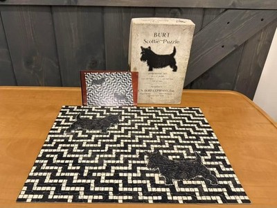 Vintage BURT Picture Puzzle ''Scottie Puzzle'' COMPLETE