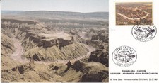 South West Africa 1981 Fish River Canyon Maxi Card FDI  Grunau special cancel