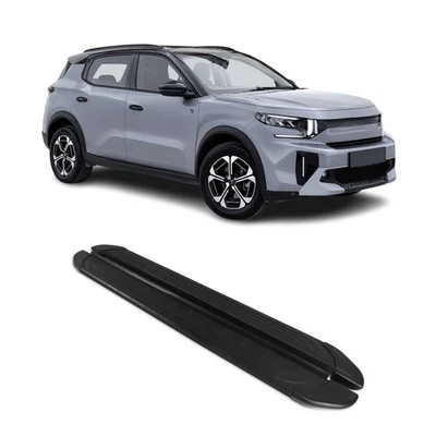 Marche-pieds pour Citroen C3 Aircross / e-C3 Aircross 2024-2026 2x Alu Noir - Photo 1/4