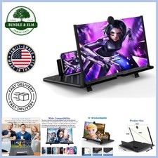 Foldable 20-Inch 3D Screen Magnifier for Cell Phones - Ideal for Movies  Gaming