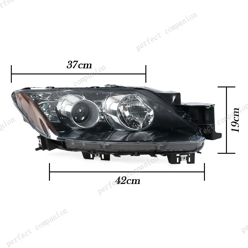 Right HeadLight Halogen For Mazda CX7 CX-7 2007-2014 Front Signal Lamp NO Bulb - image 3 of 4