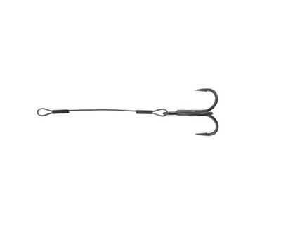 5 Stück BKK ASSIST SPEAR STINGER 7X7 WIRE (ZANDER) 6#-5cm SS