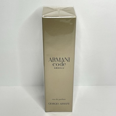 Armani Code ABSOLU By Giorgio Armani 2.5 oz Spray Eau De Parfum NEW & SEALED