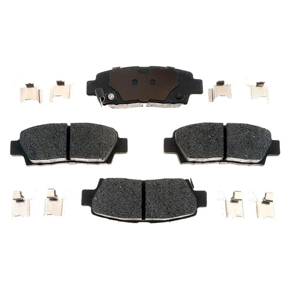 Kit de rotores de freno traseros + pastillas de cerámica y herrajes para Toyota Avalon 1995-1999 Foto 2 de 4