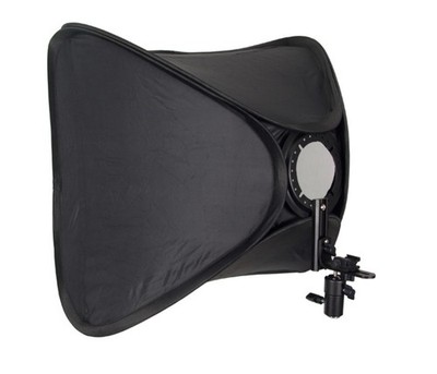 Softbox für Aufsteckblitz Easy Folder 60 x 60cm Lichtwanne faltbar