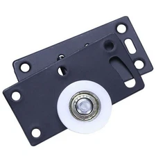 Door Rollers Black Cupboard Wardrobe Element Funiture Home Replacement US