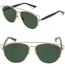 CHRISTIAN DIOR TECHNOLOGIC Blue Green Mirrored Sunglasses Unisex DIORTECHNOLOGIC