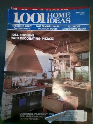 Vintage 1001 Home Ideas Magazine April 1984 Home Improvement Skylights Kitchens