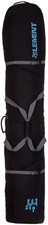 NEW 225 5th Element Bomber Double Ski Bag Padded 4 Travel  Wheels Black