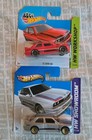 BMW M3 '92 Hot Wheels Short Card Set Of 2 Red Silver Showroom Workshop 2012 New