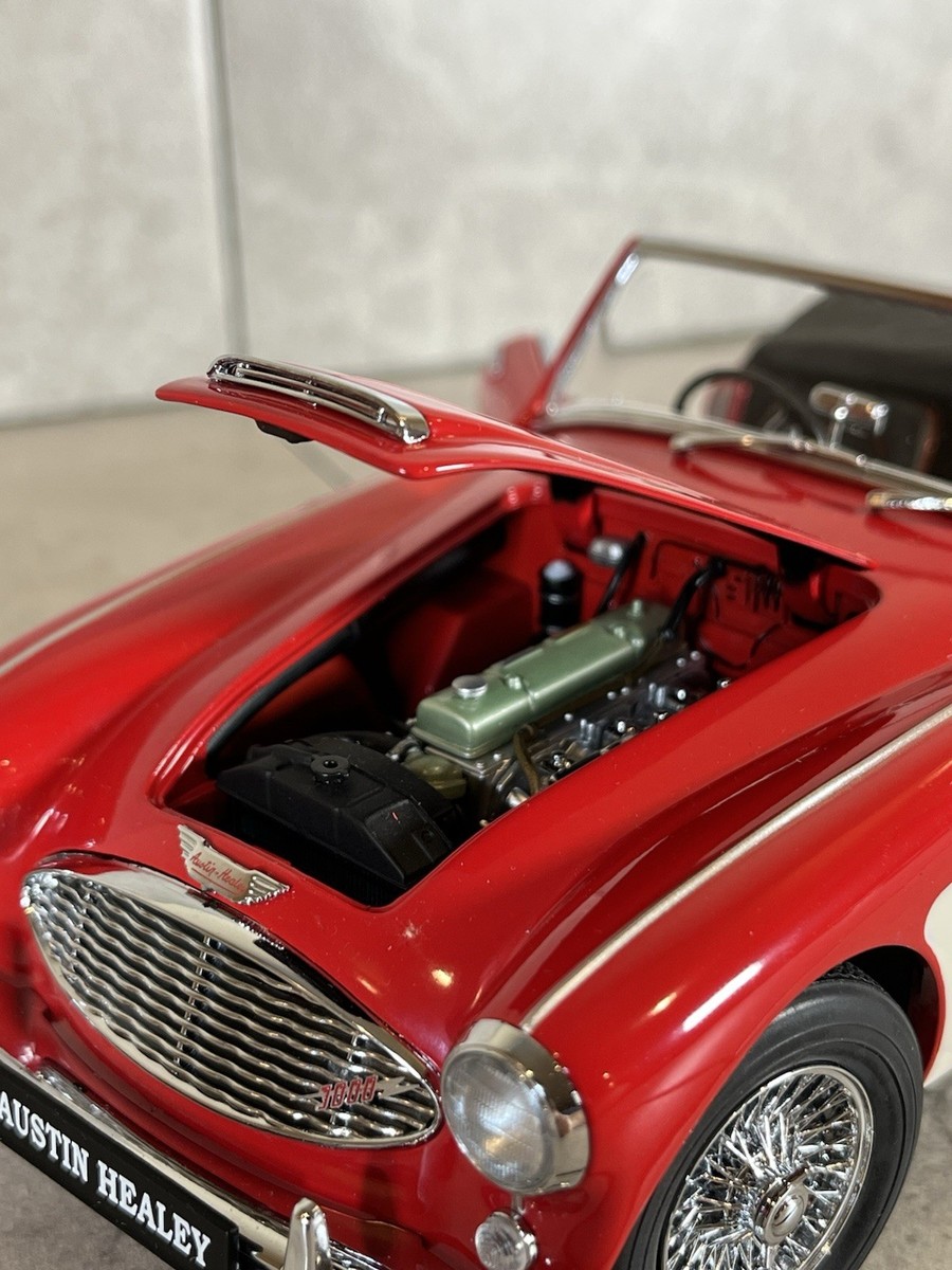 Kyosho 1/18 Scale Diecast - Austin Healey 3000mk-1 red/white | eBay