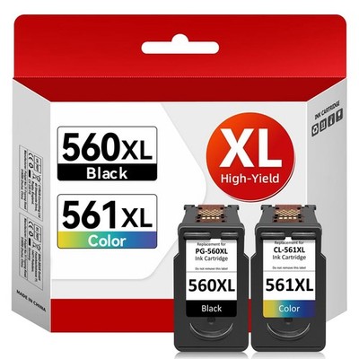 Druckerpatronen für Canon PG560 CL561 TS5350 TS5351 TS5352 TS5353 TS7451 TS7450.