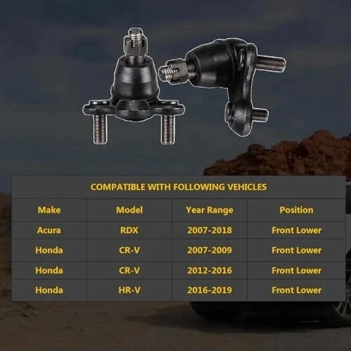 Kit de junta esférica inferior dianteira 2 peças para Honda CR-V 2007-2009 e 2012-2016, K500103 - Imagem 3 de 4