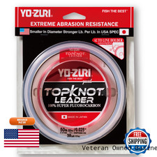 Duel Yo-Zuri Topknot 30 Yd Sinking Leader Disappearing Pink 50 Lb