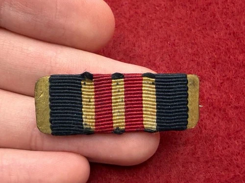 WW1 Original AIF Australian Army MILITARY MEDAL (MM) Uniform Ribbon Bar Badge
