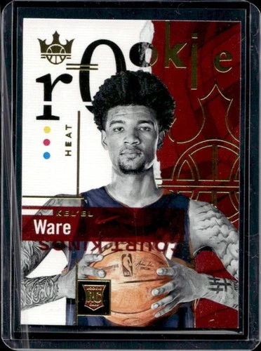 2024-25 Panini Court Kings Kel'el Ware Rookie Tier One RC #117 Heat