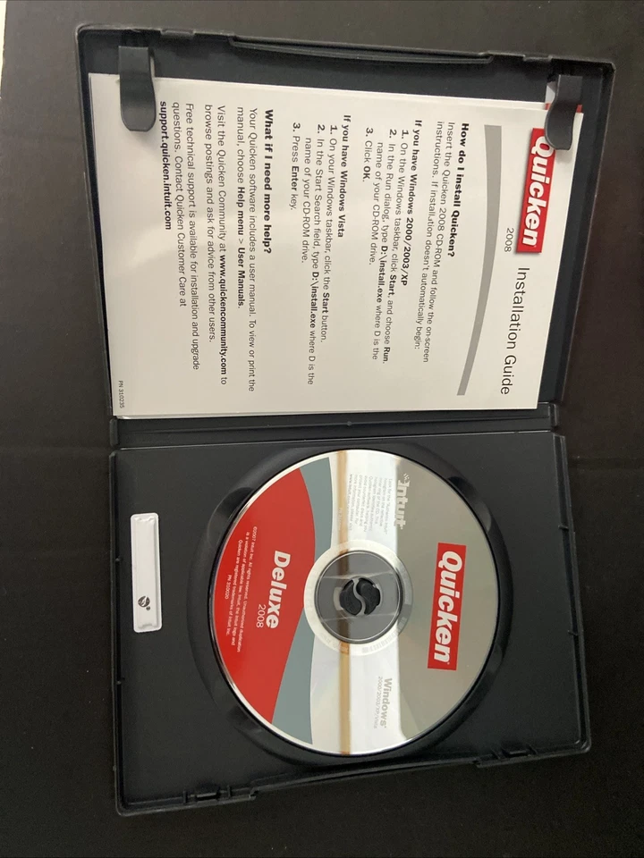 Intuit Quicken Deluxe 2008 For Windows '00/'03/XP/Vista NOT for Win 10/11 - Image 4 of 4