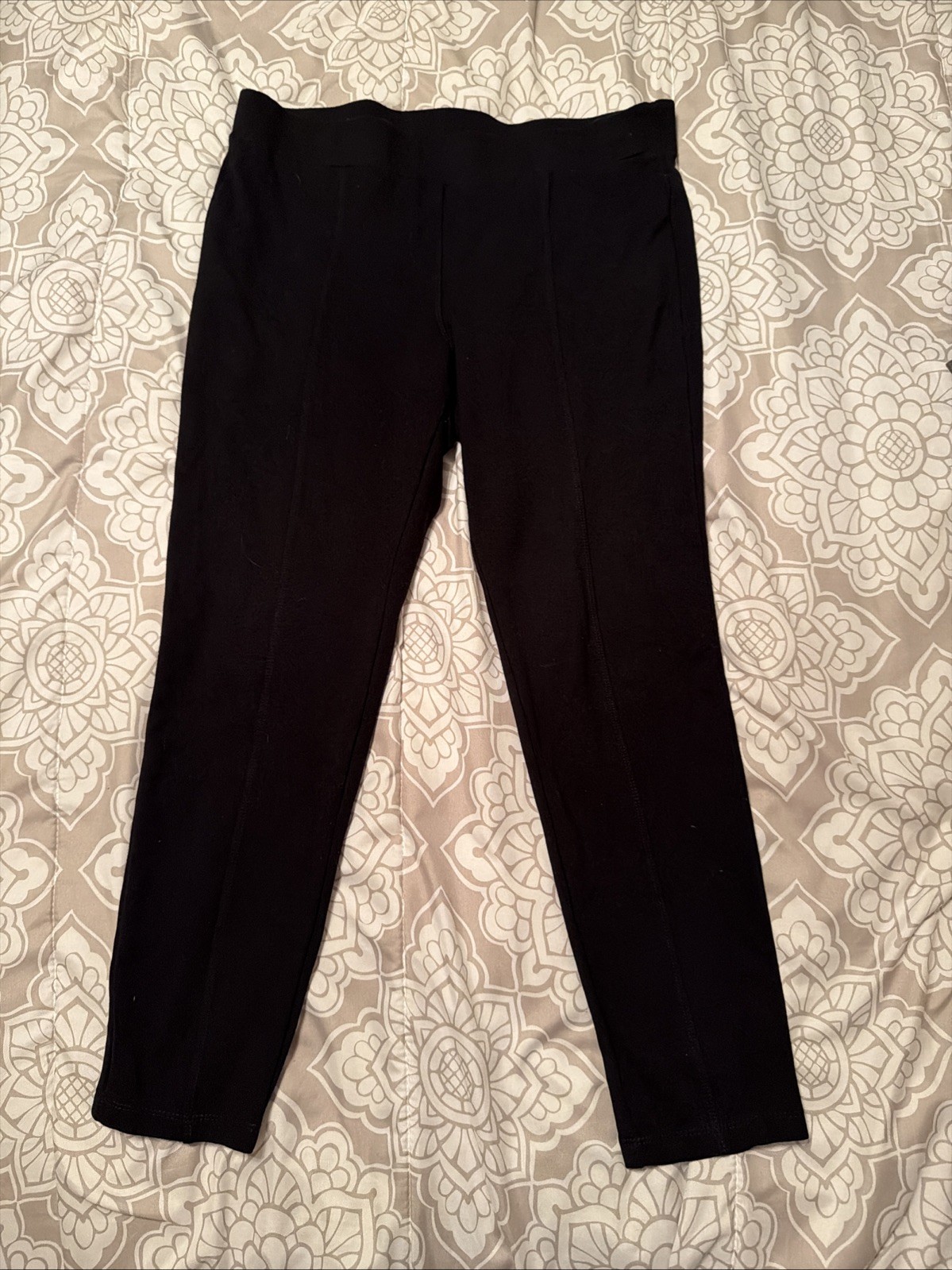 Women's Style & Co. Black Pants, Size L  Stretch, Comfort Waist