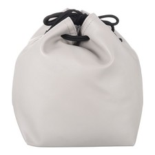 Soft Drawstring Lens Case with Cotton Pad 5.91" x 3.94" Grey