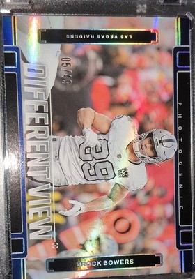 2025 Panini Photogenic - A Different View Brock Bowers #5 Blue /49